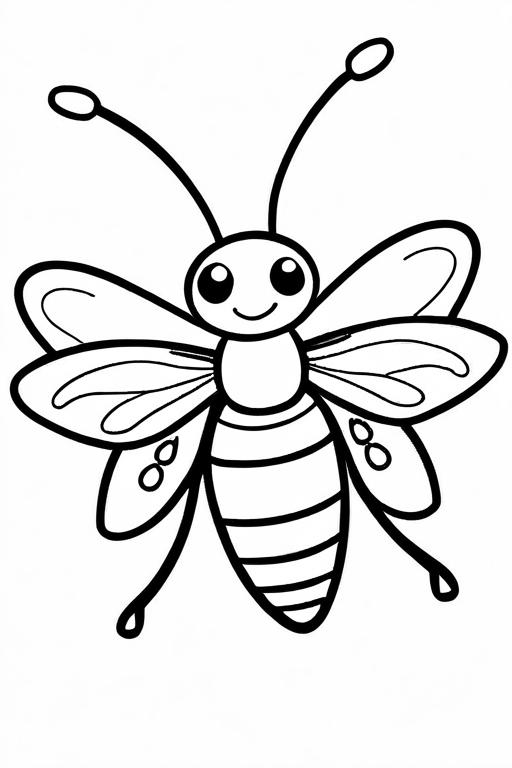 Firefly Coloring Page 55 for Kids