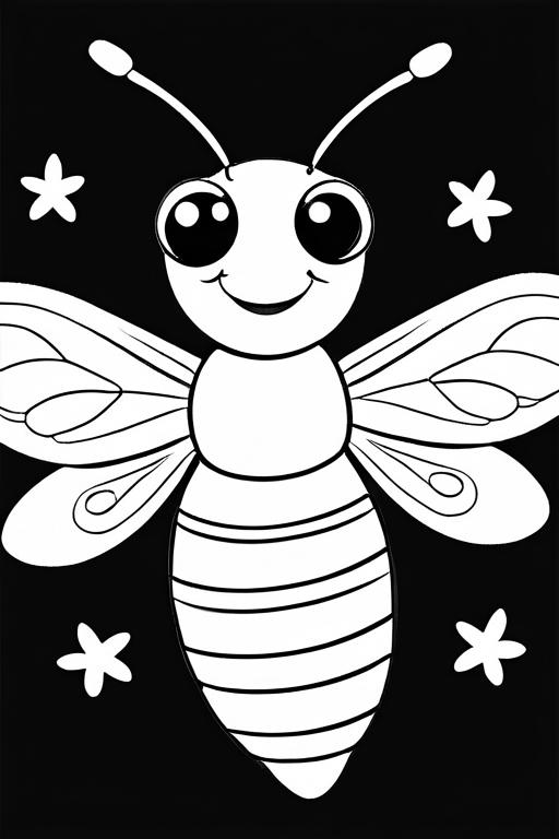 Firefly Coloring Page 56 for Kids