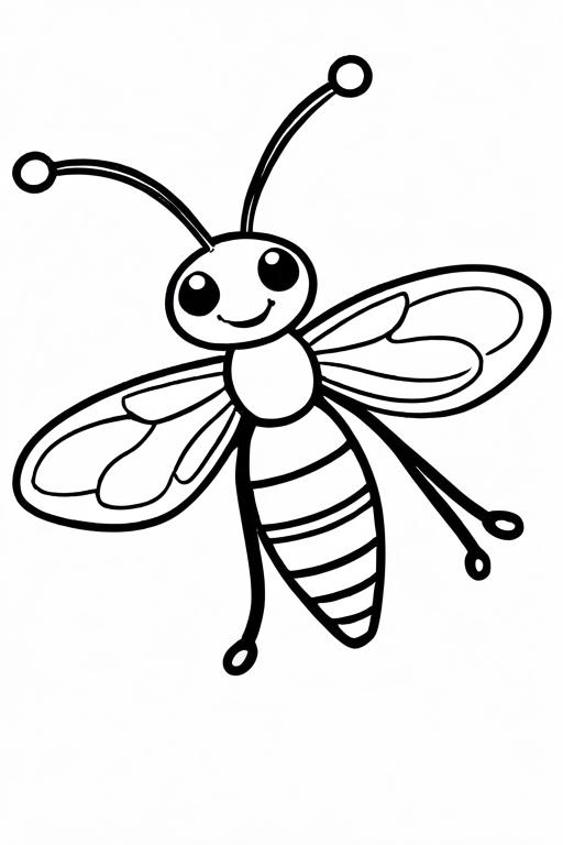 Firefly Coloring Page 57 for Kids