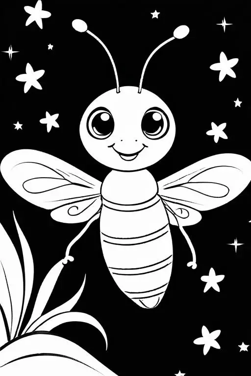 Firefly Coloring Page 59 for Kids