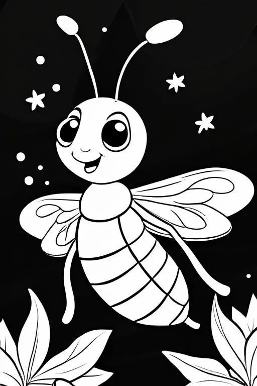 Firefly Coloring Page 60 for Kids