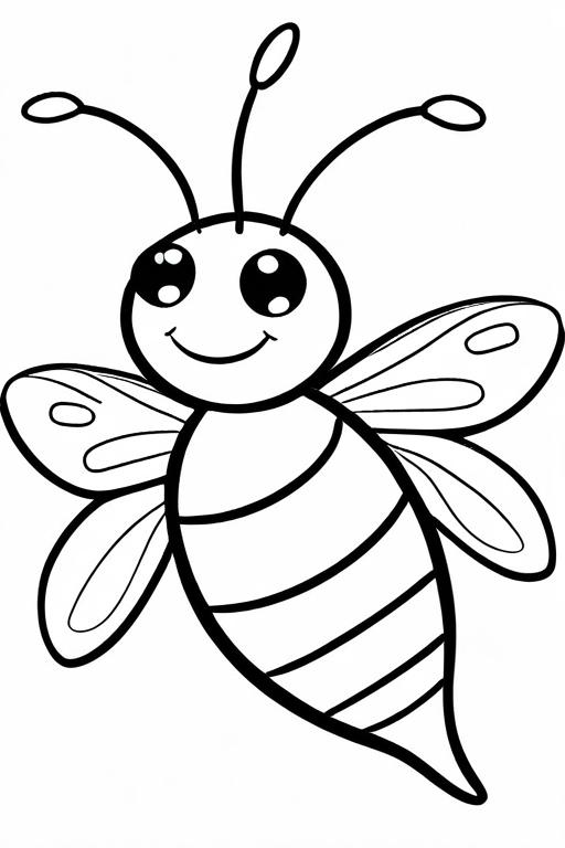 Firefly Coloring Page 9 for Kids