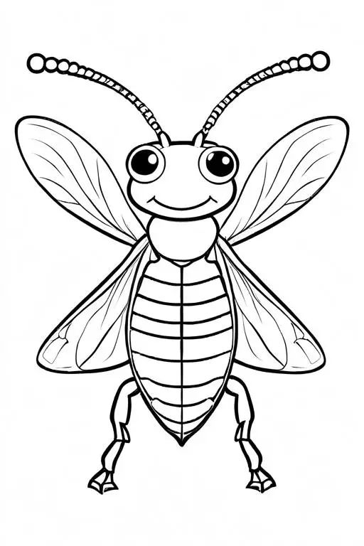 Flea Coloring Page 10 for Kids