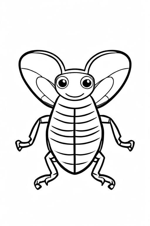 Flea Coloring Page 13 for Kids