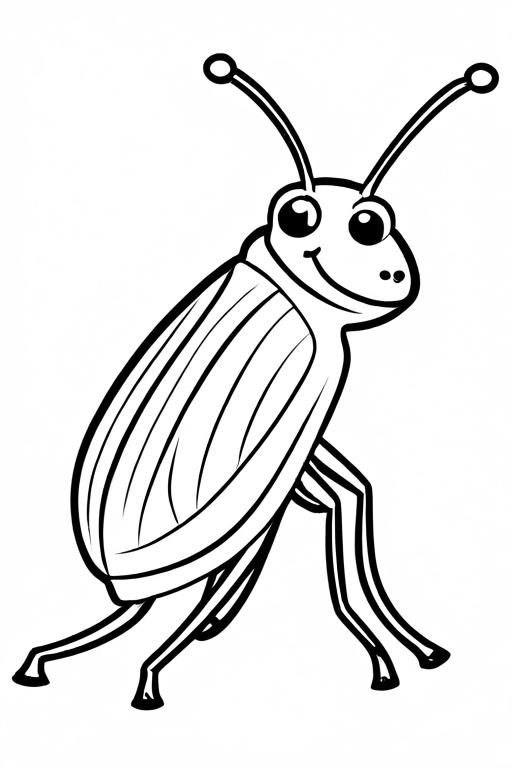 Flea Coloring Page 16 for Kids