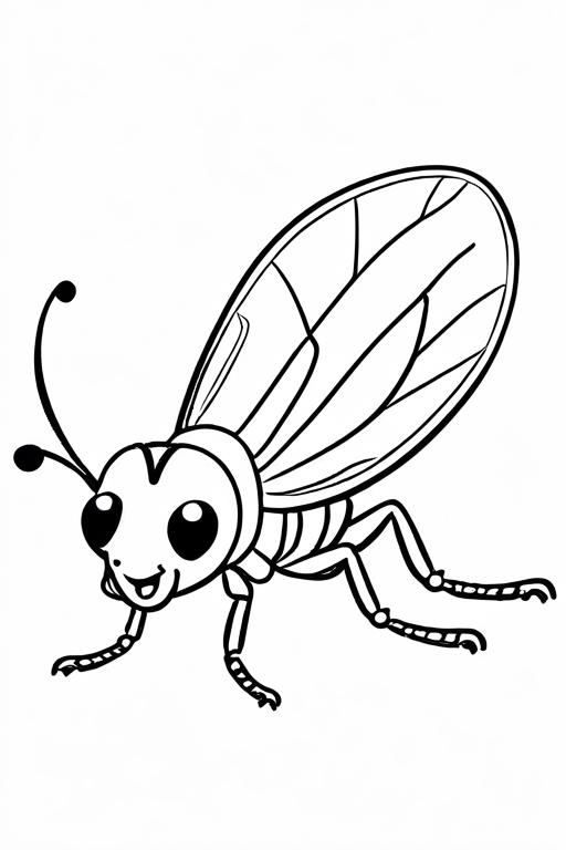 Flea Coloring Page 23 for Kids