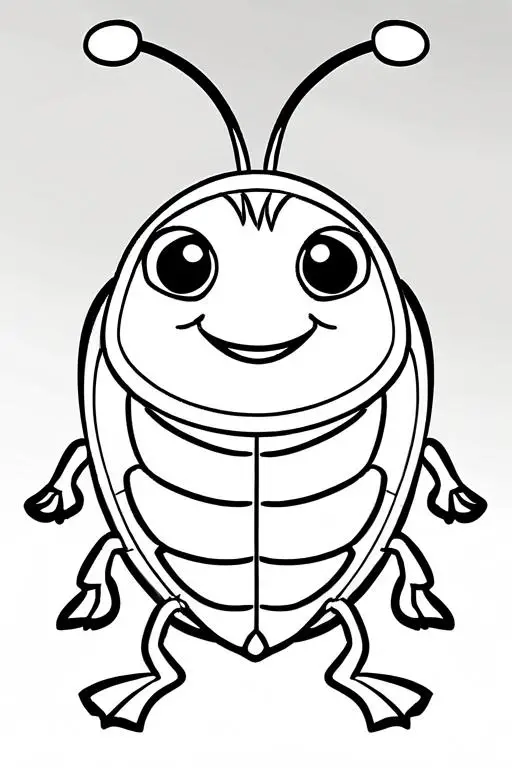 Flea Coloring Page 28 for Kids