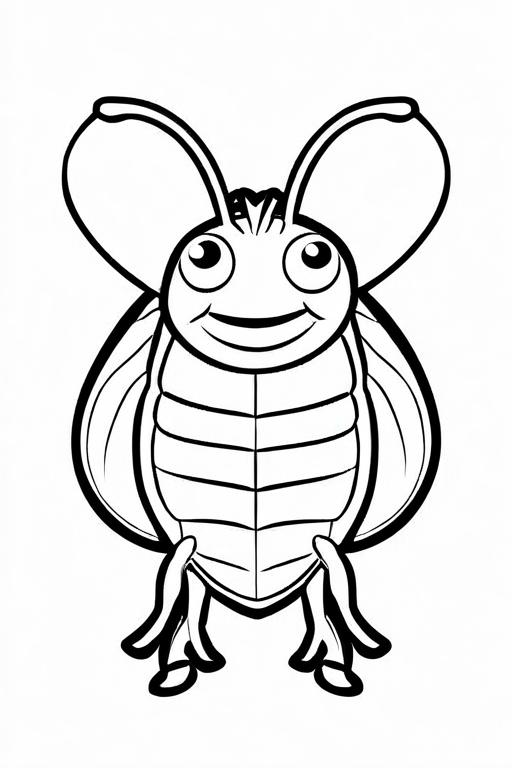 Flea Coloring Page 31 for Kids