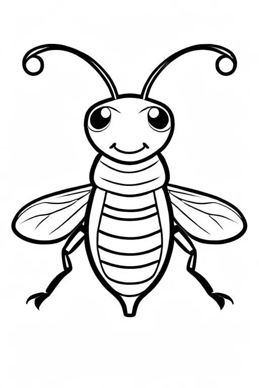 Flea Coloring Page 32 for Kids