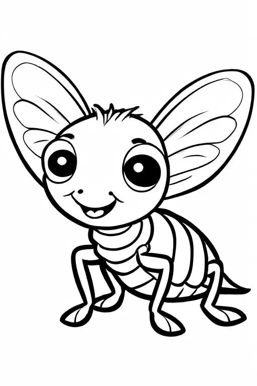 Flea Coloring Page 33 for Kids