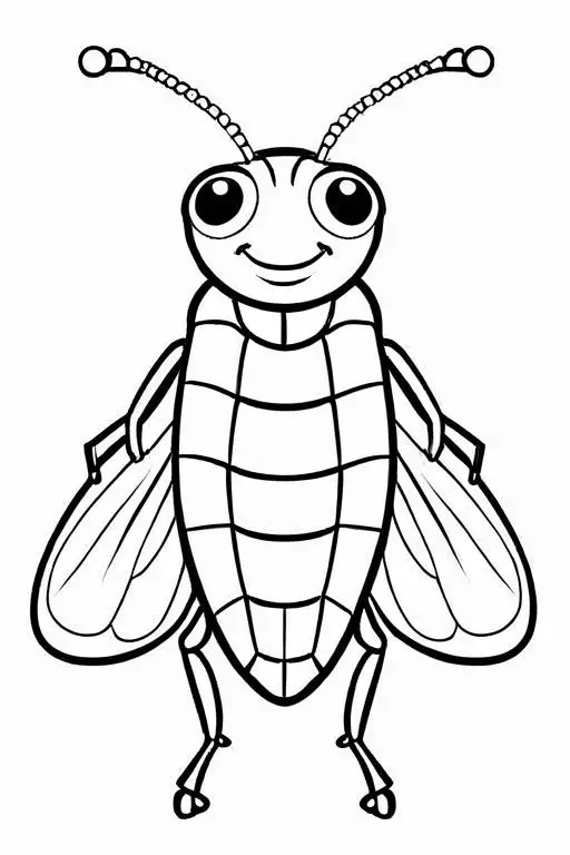 Flea Coloring Page 35 for Kids