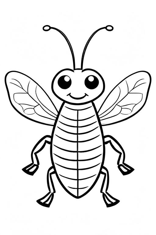 Flea Coloring Page 36 for Kids