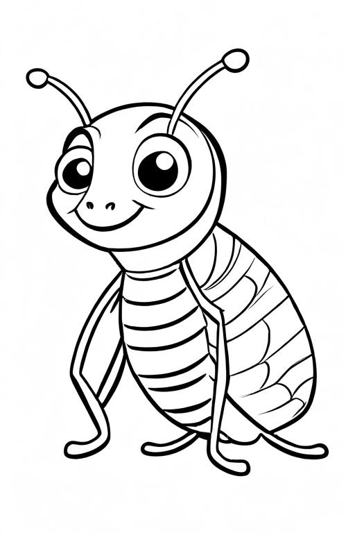 Flea Coloring Page 41 for Kids