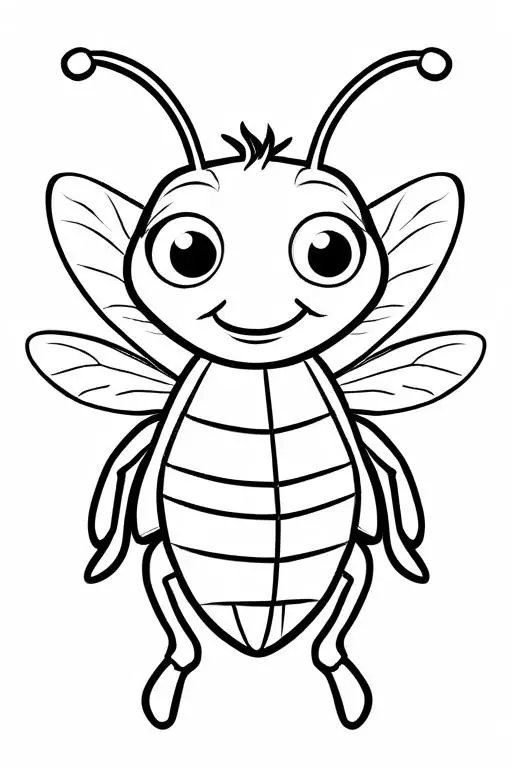 Flea Coloring Page 42 for Kids