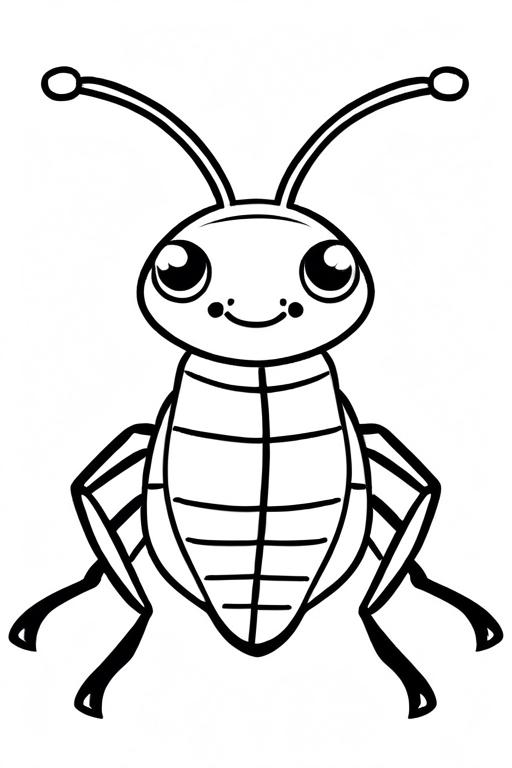 Flea Coloring Page 43 for Kids