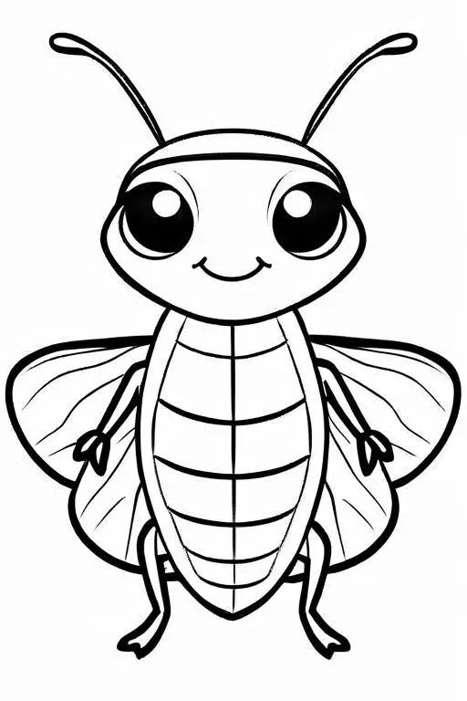 Flea Coloring Page 5 for Kids