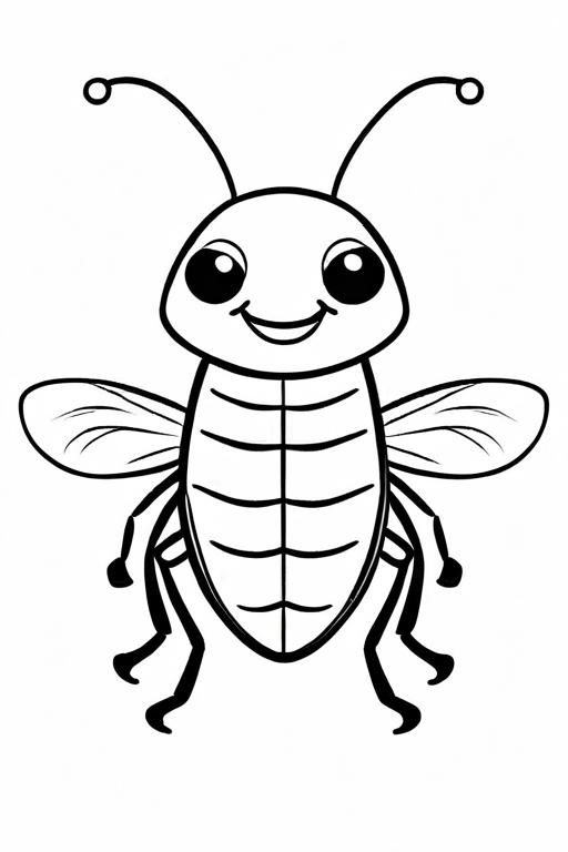 Flea Coloring Page 51 for Kids