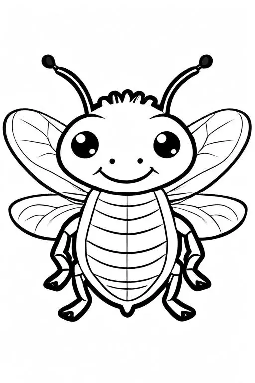 Flea Coloring Page 58 for Kids