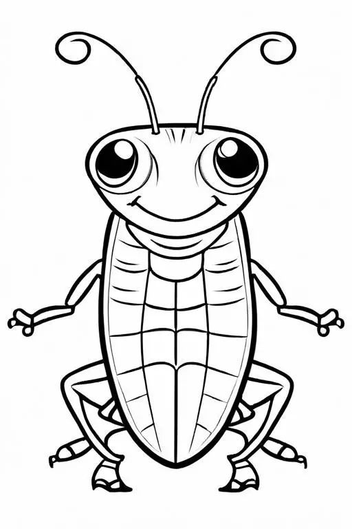 Flea Coloring Page 60 for Kids