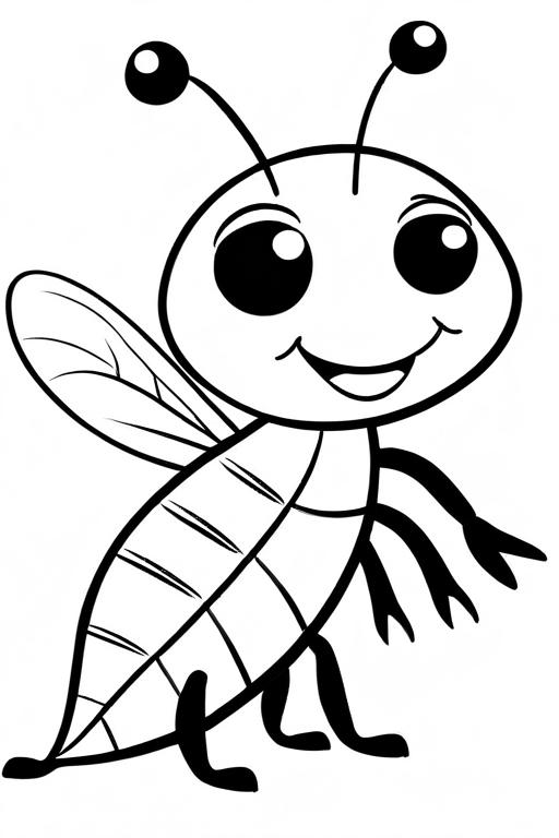 Flea Coloring Page 61 for Kids