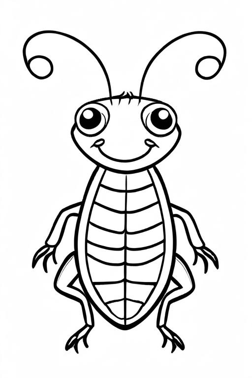 Flea Coloring Page 62 for Kids