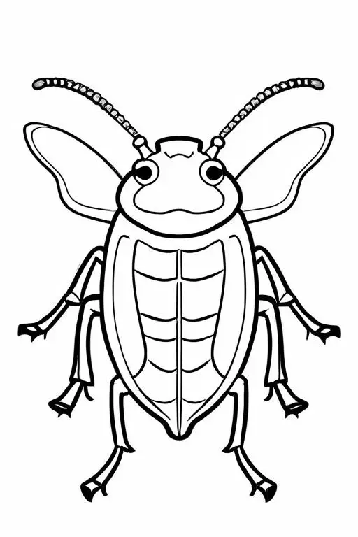 Flea Coloring Page 64 for Kids