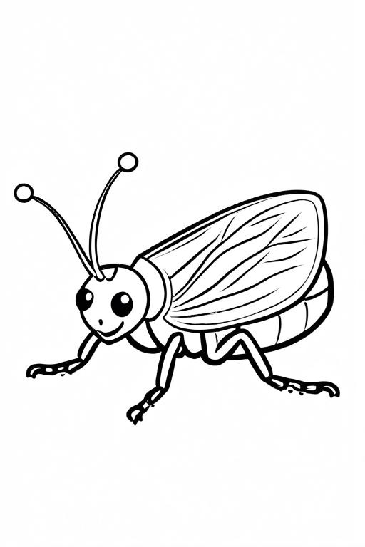 Flea Coloring Page 66 for Kids