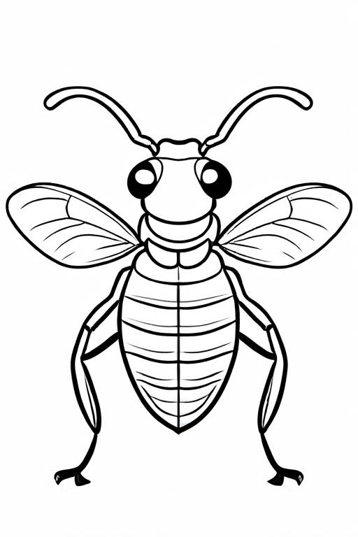 Flea Coloring Page 8 for Kids