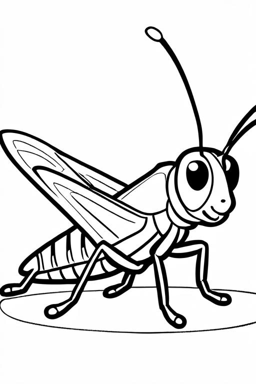 Grasshopper Coloring Page 29 for Kids