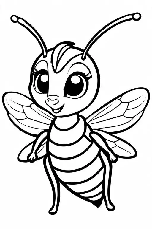 Hornet Coloring Page 12 for Kids