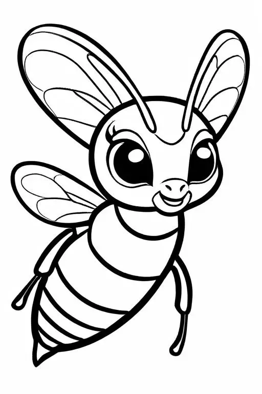 Hornet Coloring Page 3 for Kids