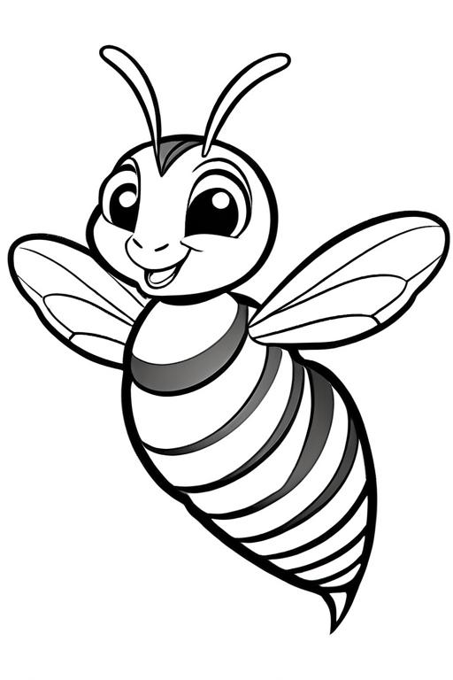 Hornet Coloring Page 33 for Kids