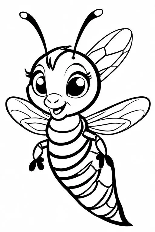 Hornet Coloring Page 36 for Kids