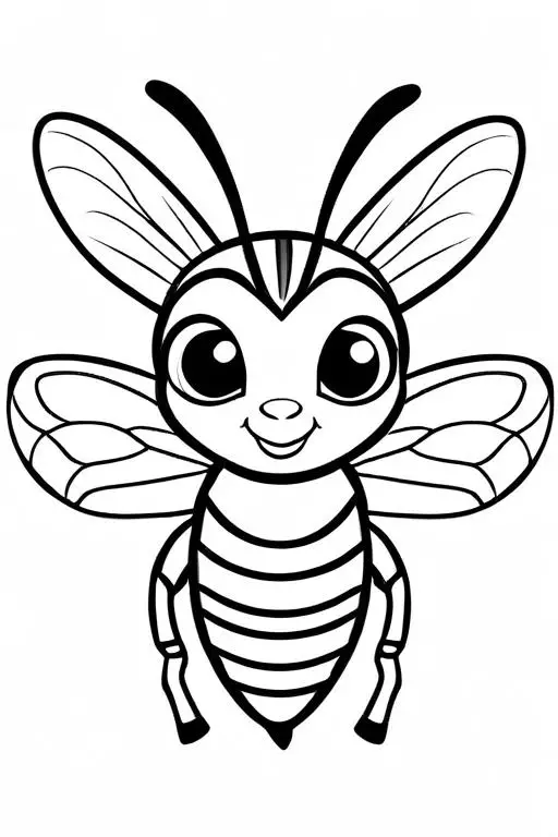 Hornet Coloring Page 40 for Kids