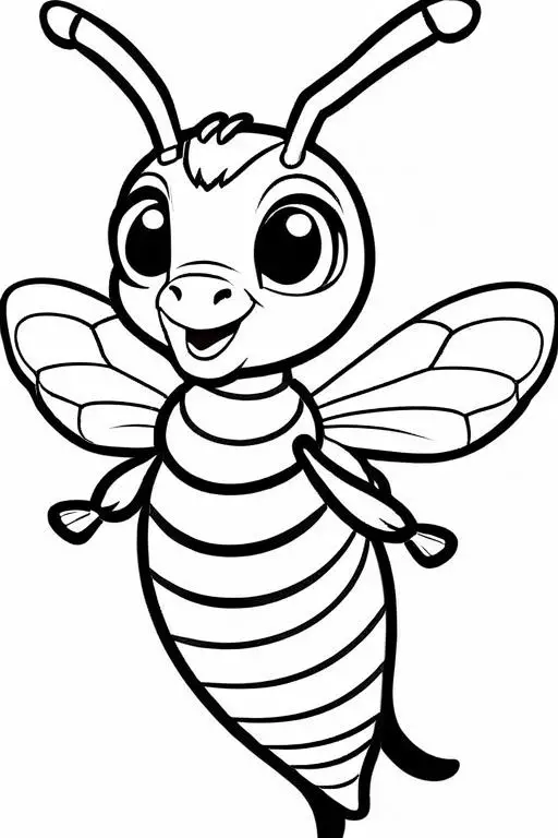 Hornet Coloring Page 43 for Kids