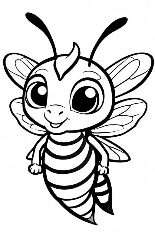 Hornet Coloring Page 7 for Kids