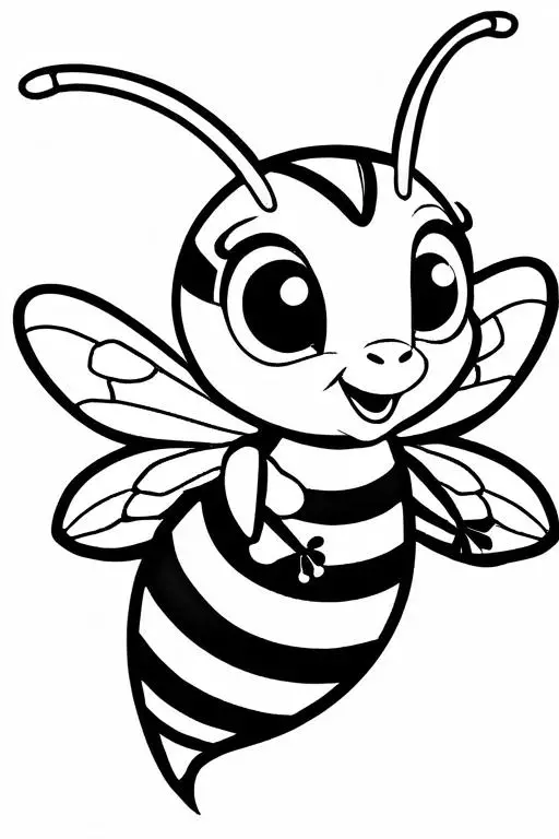 Hornet Coloring Page 8 for Kids