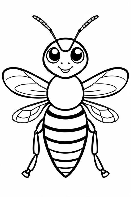 Hornet Coloring Page 9 for Kids