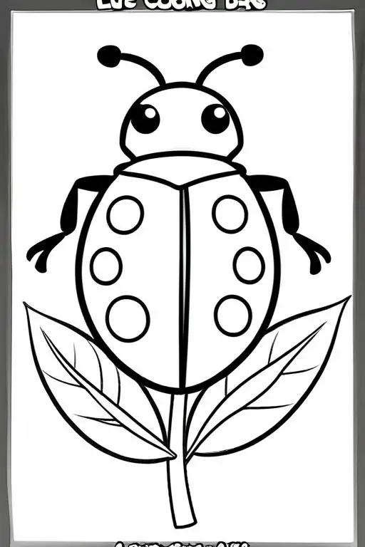 Ladybug Coloring Page 10 for Kids