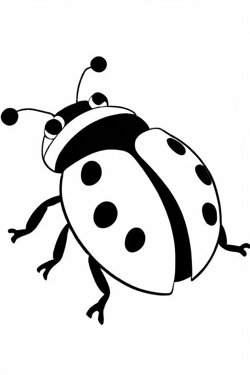 Ladybug Coloring Page 12 for Kids