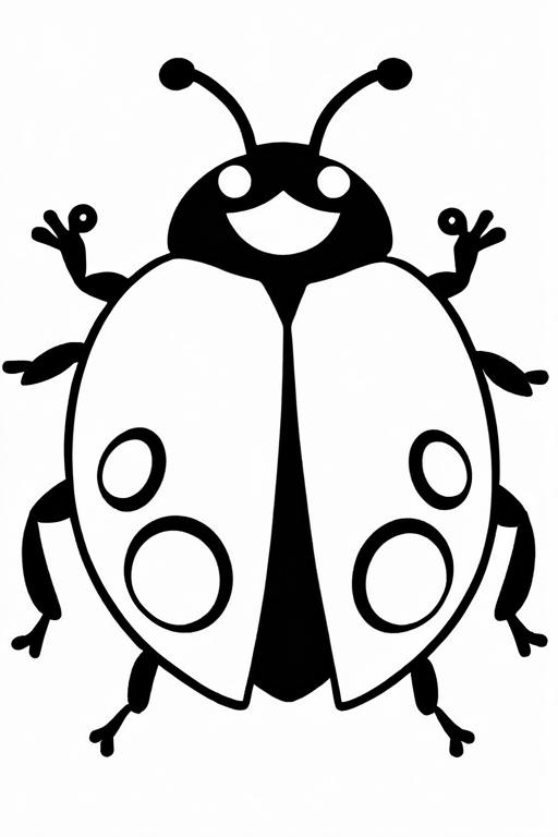 Ladybug Coloring Page 14 for Kids