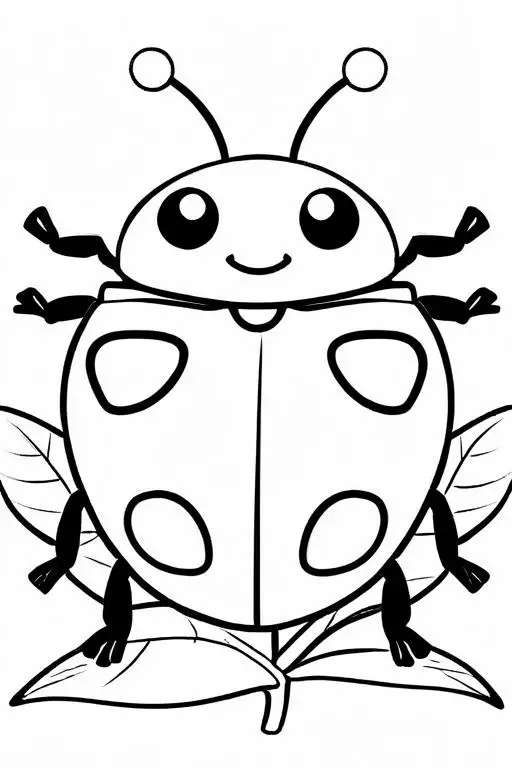 Ladybug Coloring Page 16 for Kids