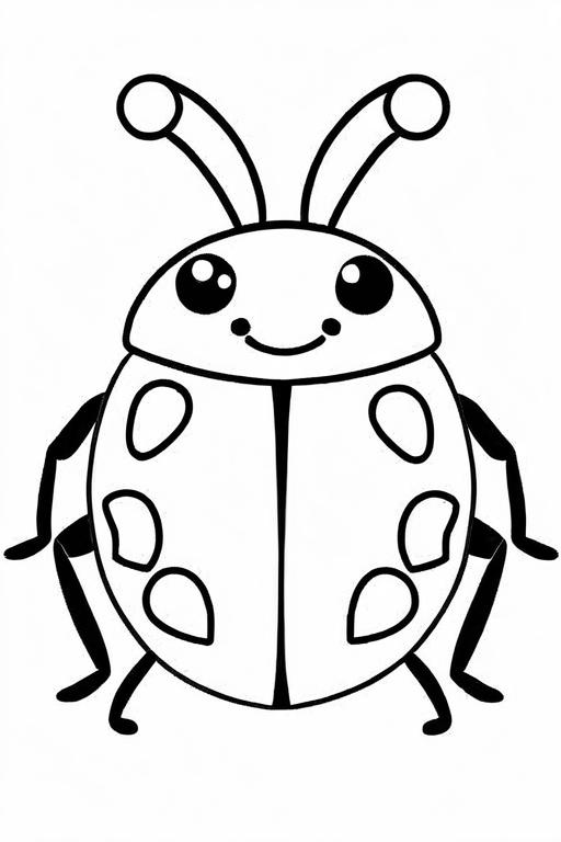 Ladybug Coloring Page 18 for Kids