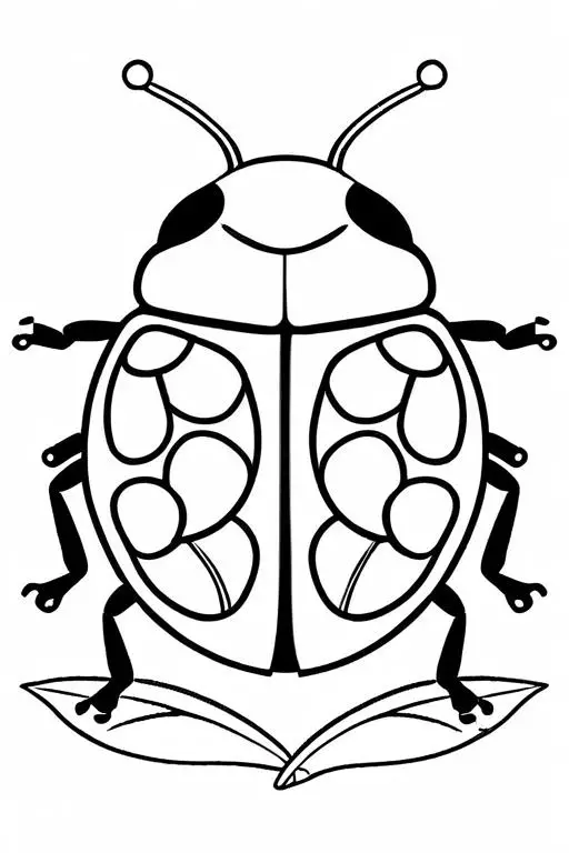 Ladybug Coloring Page 19 for Kids