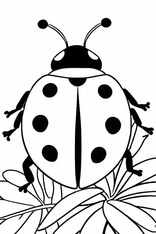 Ladybug Coloring Page 20 for Kids