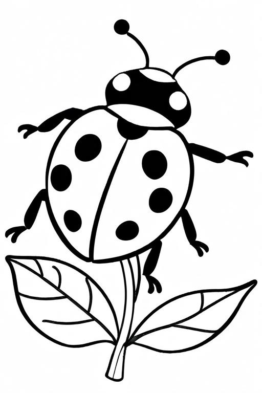 Ladybug Coloring Page 22 for Kids