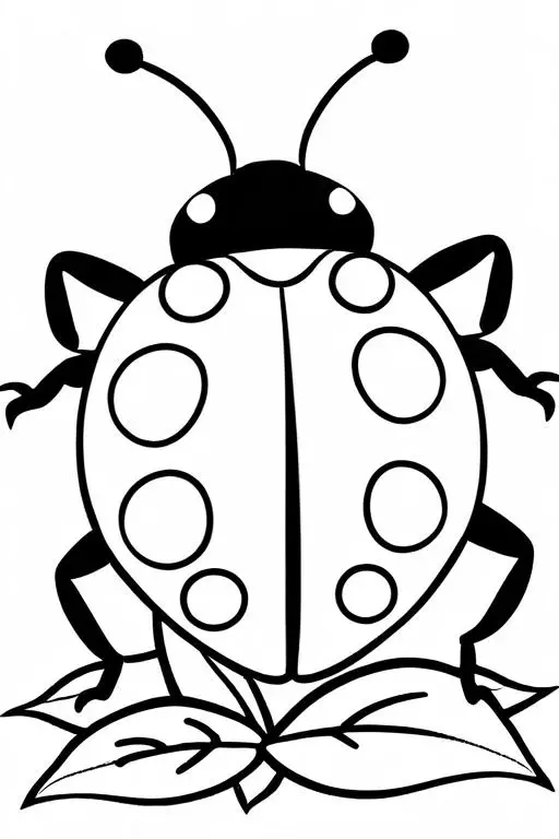 Ladybug Coloring Page 23 for Kids