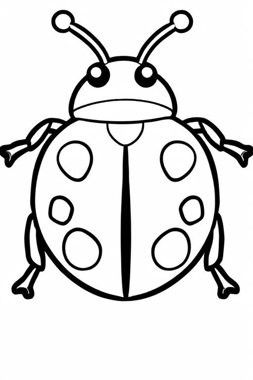 Ladybug Coloring Page 24 for Kids