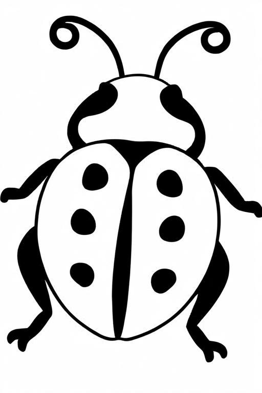 Ladybug Coloring Page 25 for Kids