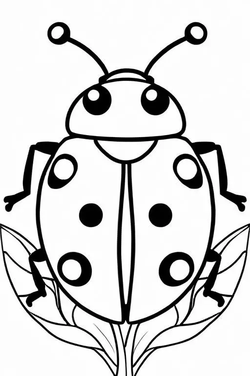 Ladybug Coloring Page 26 for Kids